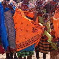 Samburu women in northern Kenya.