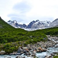 A quaint mountain spring in the Mountains of Patagonia