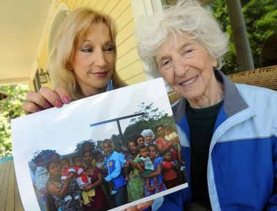82-year-old treks to Tengboche Monastery in Nepal