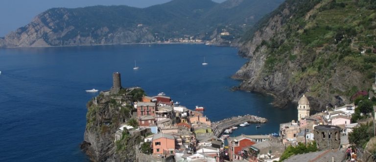 Vernazza, one of the world-famous villages of Italy's Cinque Terre.