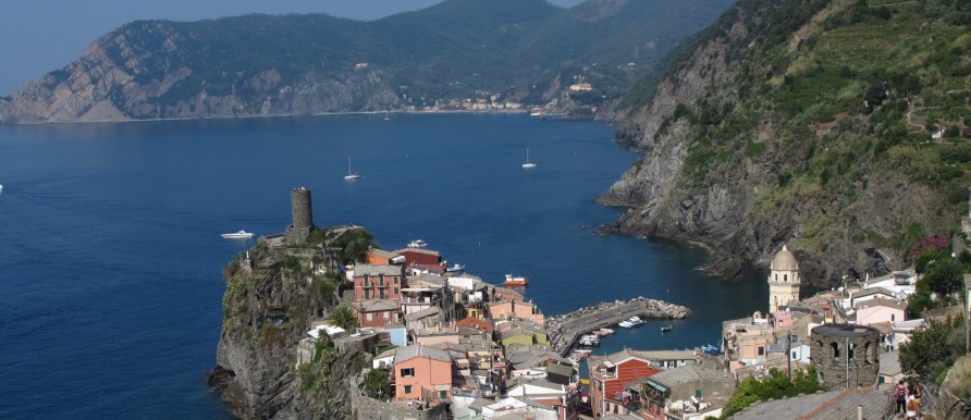 Vernazza, one of the world-famous villages of Italy's Cinque Terre.