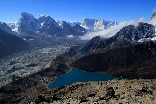 Gokyo Lakes from Gokyo Ri, trek to Mount Everest Base Camp, Nepal