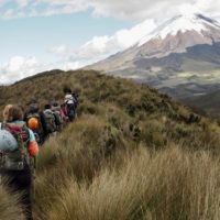 Summit five volcanoes of Ecuador