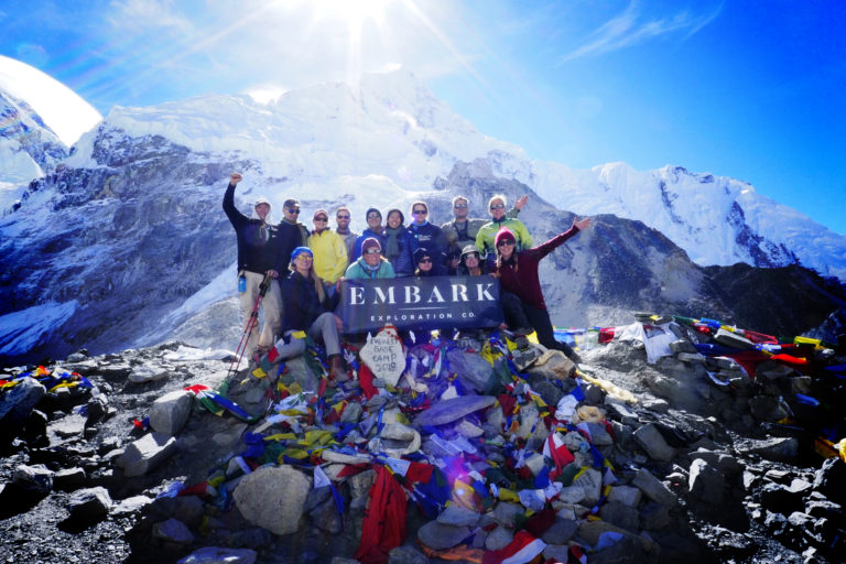 Embark group trekking to Everest Base Camp