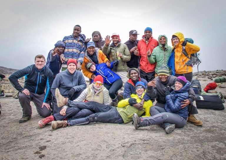 Embark team on Kilimanjaro Coil trek