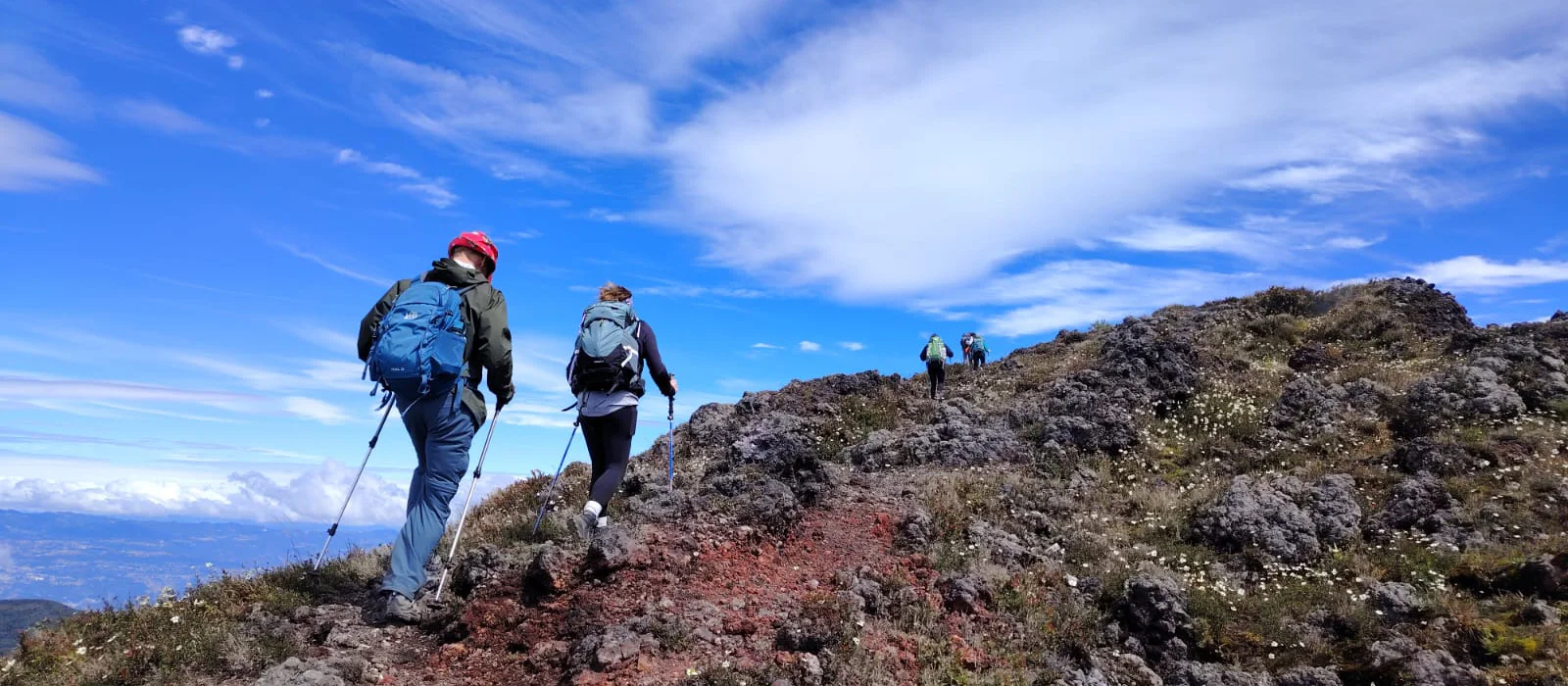 Pacaya hiking/lava field photo